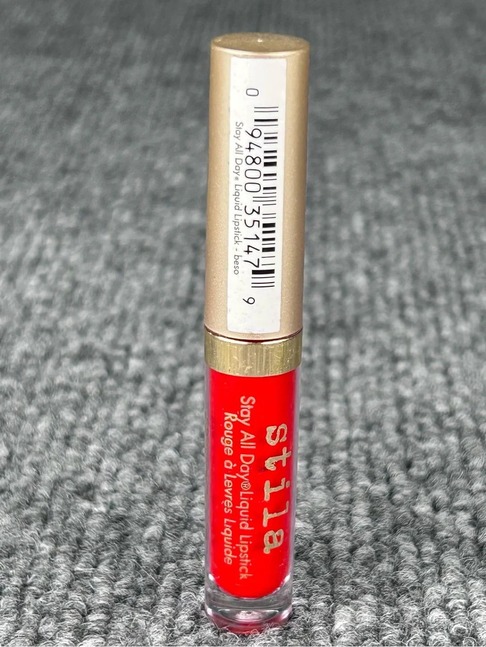 STILA Stay All Day Liquid Lipstick💄in Beso (RED) Travel Mini Size .05fl oz NEW